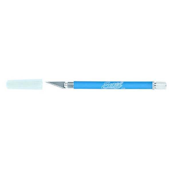 EXL16019 EXCEL Grip-On Knife - Blue