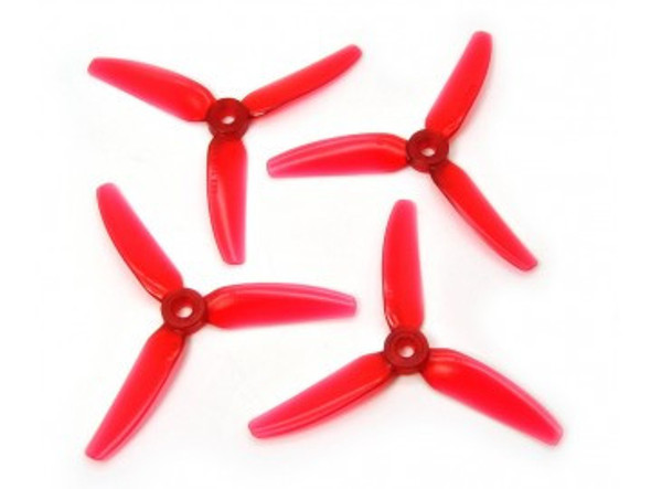 HQP4X4.3X3V1SLTRED HQ DURABLE PROP 4X4.3X3 V1S PROPELLER - LIGHT RED