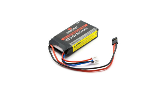 SPMB900LFRX Spektrum 6.6V 900mAh 2S LiFe Receiver Battery