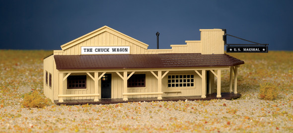 BAC45161 BACHMANN MARSHAL'S OFFICE AND RESTAURANT (HO SCALE)