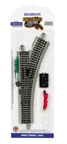 BAC44562 BACHMANN REMOTE TURNOUT - RIGHT (HO SCALE)