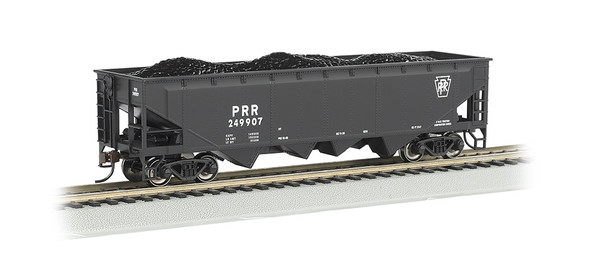 BAC17603 BACHMANN PENNSYLVANIA #249907 - BLACK - 40' QUAD HOPPER (HO SCALE)