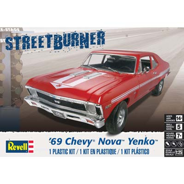 RMX854423 Revell 1/25 '69 Chevy Nova Yenko