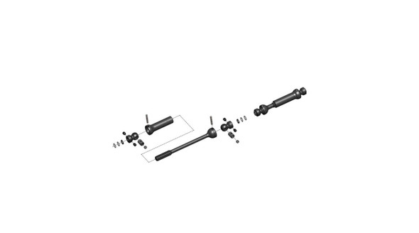 MIP18325 MIP Center Drive 12.3" W.B. Axial SCX10 II Kit