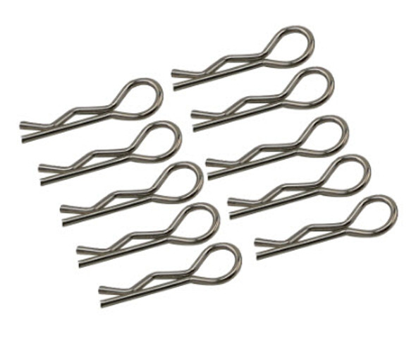 DTEL01004A Hobby Details Bodyshell RC Clips - Silver