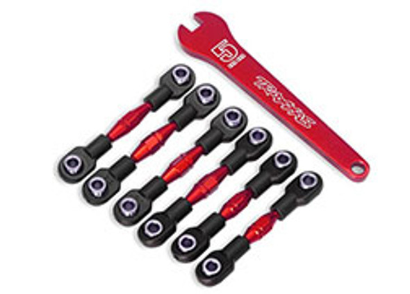 TRA8341R TRAXXAS Aluminum Turnbuckle Camber Link Set - Red