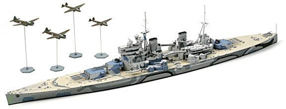 TAM31615 Tamiya - 1/700 British Battleship Prince of Wales Plastic Model Kit