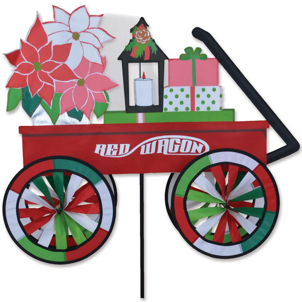 PMR26904 Premier Kites 27 in. Red Wagon Spinner - Christmas