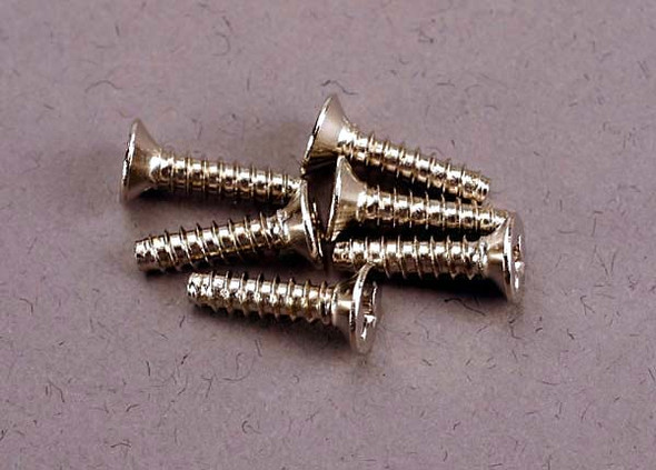 TRA2648 TRAXXAS Screws, 3x12mm countersunk self-tapping (6)