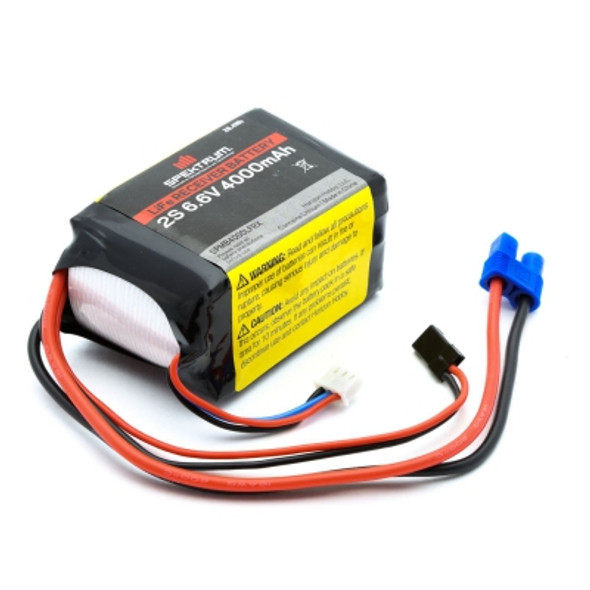 SPMB4000LFRX Spektrum 4000mAh 2S 6.6V Li-Fe Receiver Battery