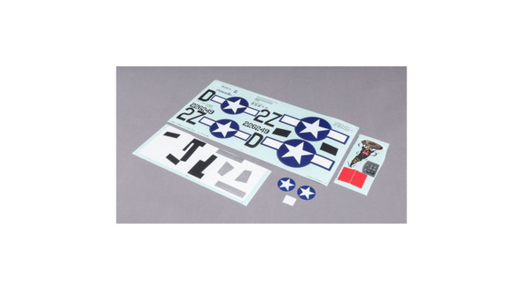 EFL8456 E-flite Decal Sheet: P-47 1.2m