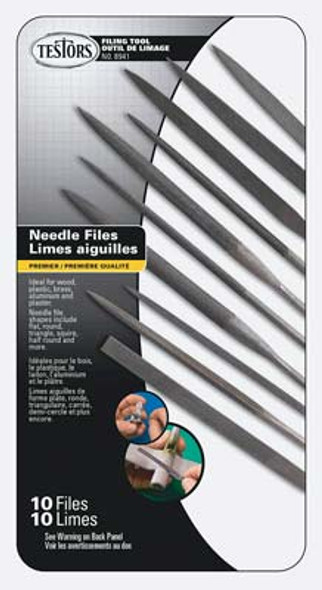 TES8941T Testors Needle File Set (10)