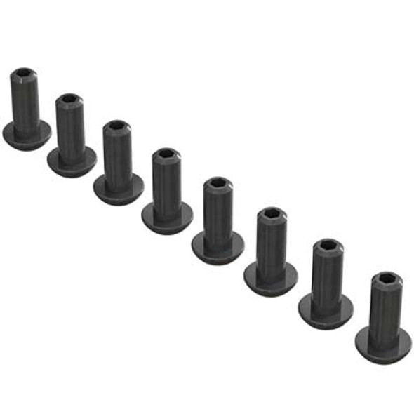 AR727410 ARRMA Double Socket Button Head Screw 4x10mm (8)