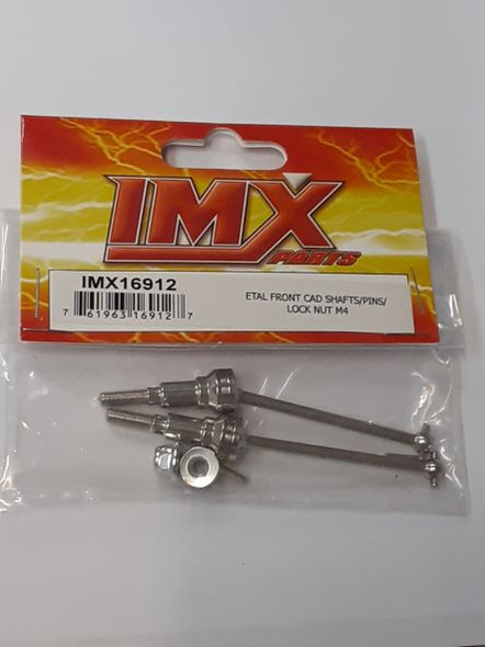 IMX16914 IMEX Shogun/Ninja Metal Rear Wheel Shafts/Pins/Lock Nut