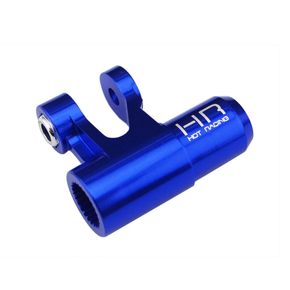 HRAXMX48A06 Hot Racing Aluminum Steering Servo Horn Arm, Blue: X-Maxx