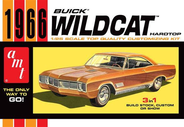 AMT1175 AMT 1/25 1966 Buick Wildcat Plastic Model Car Kit