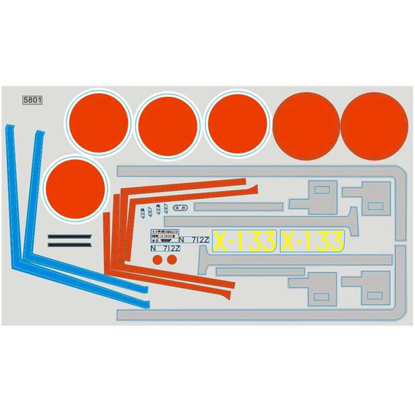 FMMMJ302GRN FMS Decal Sheet: Zero 1400mm, Green