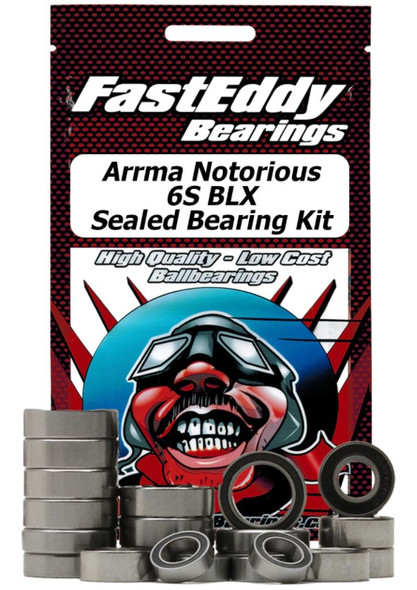 TFE6227 FAST EDDY BEARINGS Arrma Notorious 6S BLX Sealed Bearing Kit