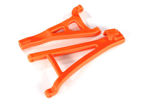 TRA8632T TRAXXAS Suspension arms, Front (left), Heavy Duty (upper (1)/ lower (1)) - Orange