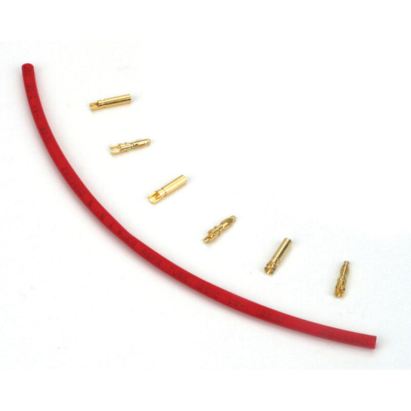 EFLA248 E-Flite Connector: Gold Bullet Set, 2mm (3)