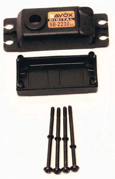 SAVSCSB2230SG SAVOX Top and Bottom Servo Case with Screws for SGSB2203SG Servo