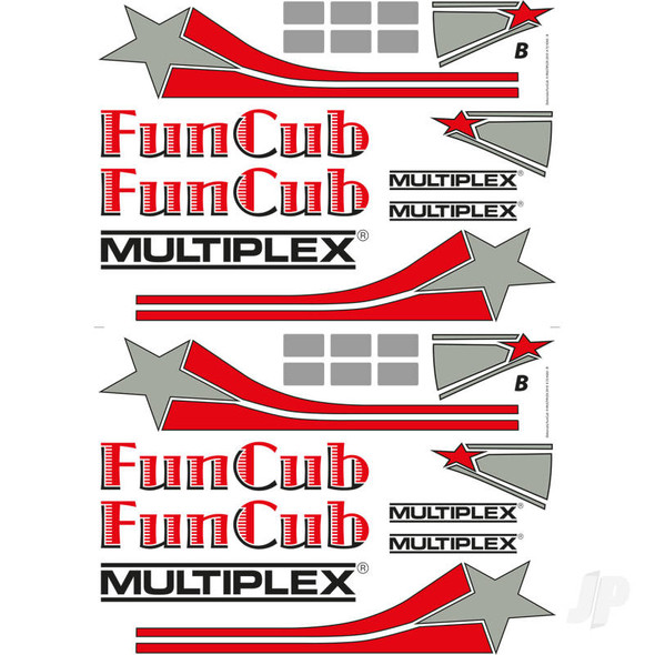 MPU724565 Multiplex Decal Sheet Funcub