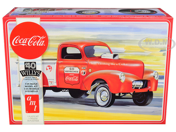 AMT1145 AMT 1/25 1940 Willys Pickup Gasser Coca Cola
