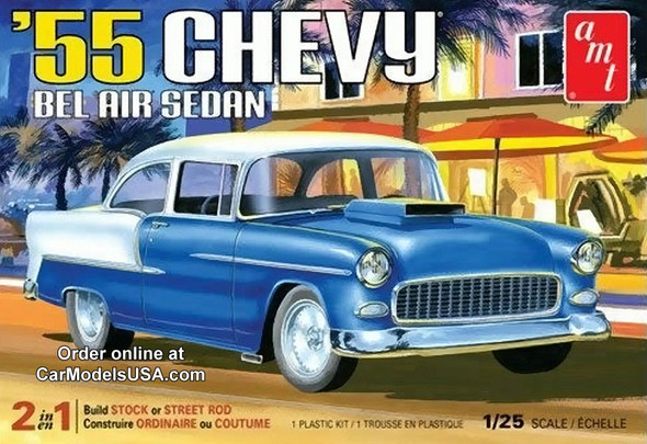 AMT1119 AMT 1/25 1955 Chevy Bel Air Sedan