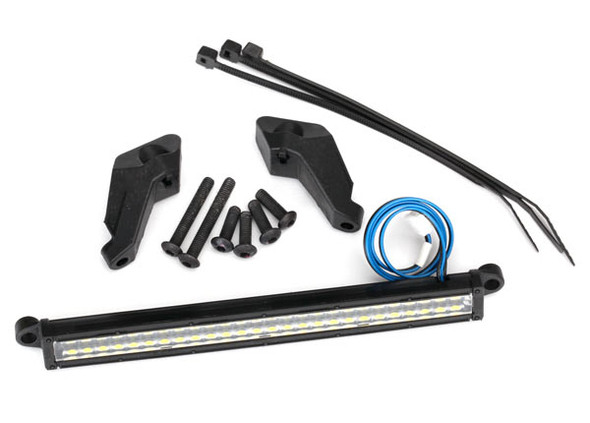 TRA8486 TRAXXAS LED light bar, front (high-voltage) (52 white LEDs (double row), 100mm wide)