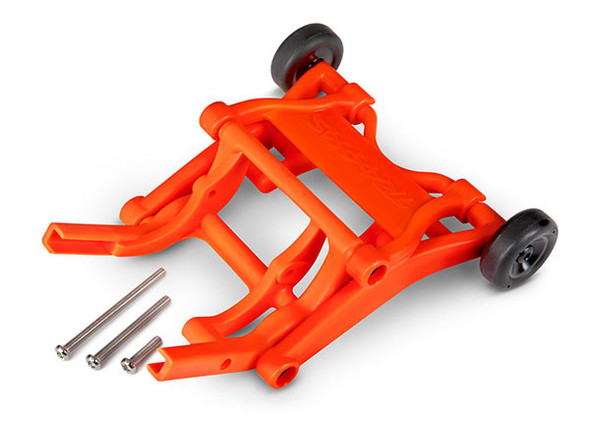 TRA3678T TRAXXAS Wheelie bar, assembled (orange) (fits Slash, Bandit®, Rustler®, Stampede® series)