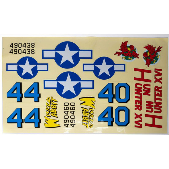 HAN338022 HANGAR 9 Decal Set: P-47 Thunderbolt