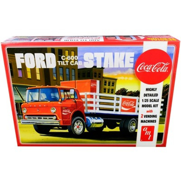 AMT1147 AMT 1/25 Ford C600 Stake Bed w/Coca-Cola Machine