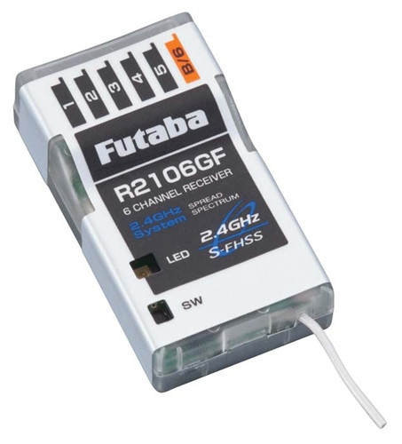 FUTR12FGA2.4 FUTABA 12FGA FASST 2.4 GHZ TX, R6014HS RX AIR MOD 2