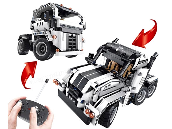 IMX8018 QIHUI Tech Bricks RC Truck (2 in 1) 379pcs