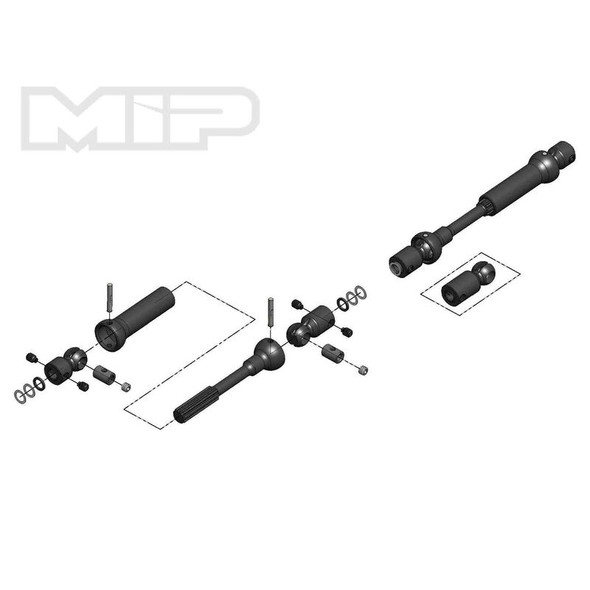 MIP18160 MIP Center Drive Kit 115mm - 140mm with 5mm Hubs