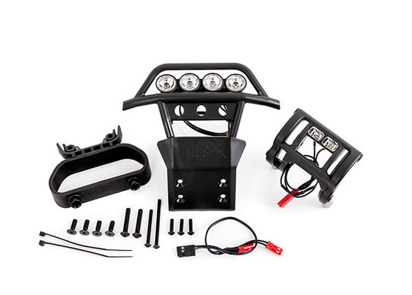 TRA3694 TRAXXAS LED light set, complete (includes front and rear bumpers with LED lights & BEC Y-harness) (fits 2WD Stampede®)