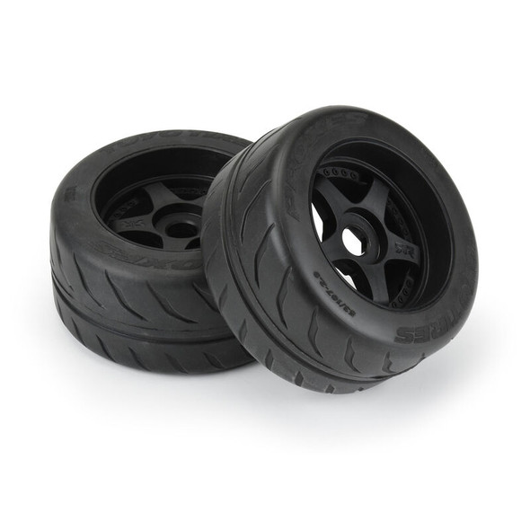 PRO1020010 PRO-LINE 1/7 Toyo Proxes R888R S3 Rear 53/107 2.9" BELTED Mounted 17mm 5-Spoke (2)