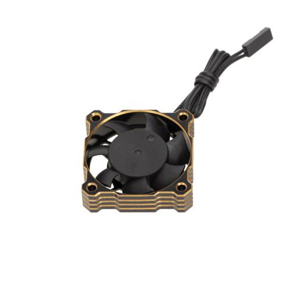 DTEF02006A HOBBY DETAILS Aluminium 30x30 Fan for ESC and Motor 9V/25000RPM - Black and Gold