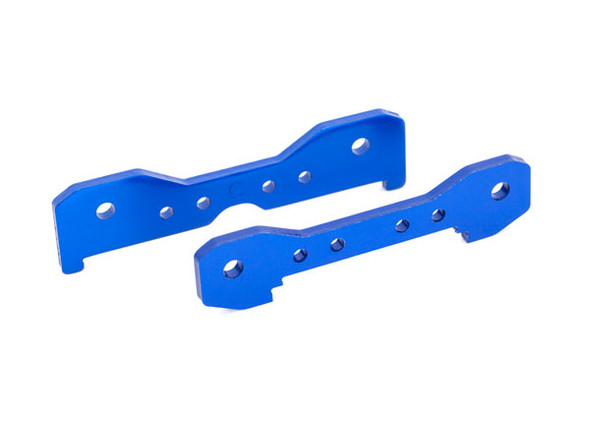 TRA9528 TRAXXAS Sledge Tie bars, rear, 6061-T6 aluminum (blue-anodized)