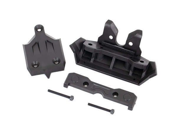 TRA9535 TRAXXAS Sledge Bumper, front/ skidplate, front/ tie bar mount, front/ 3x25 CS (2)