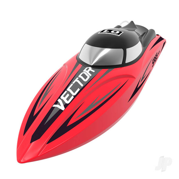 VOL79113 VOLANTEX RC RACENT VECTOR SR65 Brushed Radio Controlled Power Boat - RED