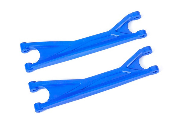 TRA7892X TRAXXAS Suspension arms, upper, blue (left or right, front or rear) (2) (for use with #7895 X-Maxx® WideMaxx® suspension kit)