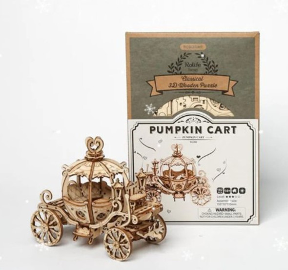 ROETG302 ROBOTIME Rolife Pumpkin Carriage 3D Wooden Puzzle