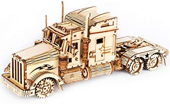 ROEMC502 ROBOTIME Heavy Truck Scale Model 3D Wooden Puzzle