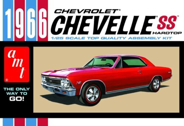 AMT1342 AMT 1/25 1966 Chevy Chevelle SS Model Car Kit