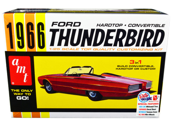 AMT1328 AMT 1/25 1966 Ford Thunderbird Hardtop, Convertible