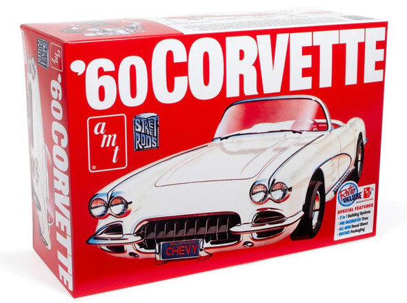 AMT1374 AMT 1/25 1960 Chevrolet Corvette Plastic Model Kit