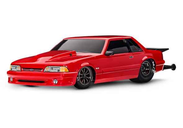 TRA94046-4RED TRAXXAS 1/10 Scale Brushless Drag Slash Mustang - Red