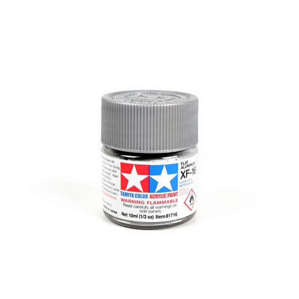 TAM81716 TAMIYA Acrylic Mini XF16, Flat Aluminum