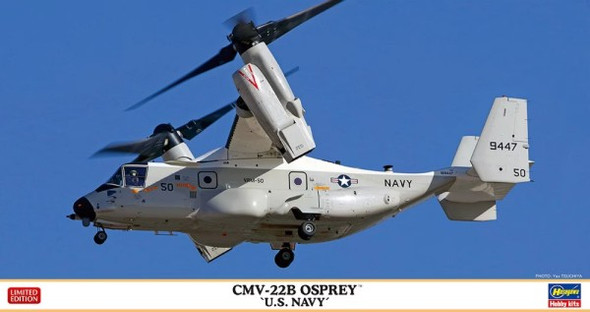 HSG2410 HASEGAWA 1/72 CMV22B Osprey USN Transport Helicopter (Ltd Edition) Plastic Model Airplane Kit